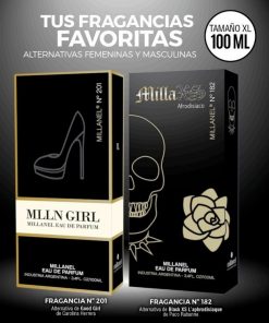 combo de 2  perfumes millanel por 100ml.iguales o diferentes